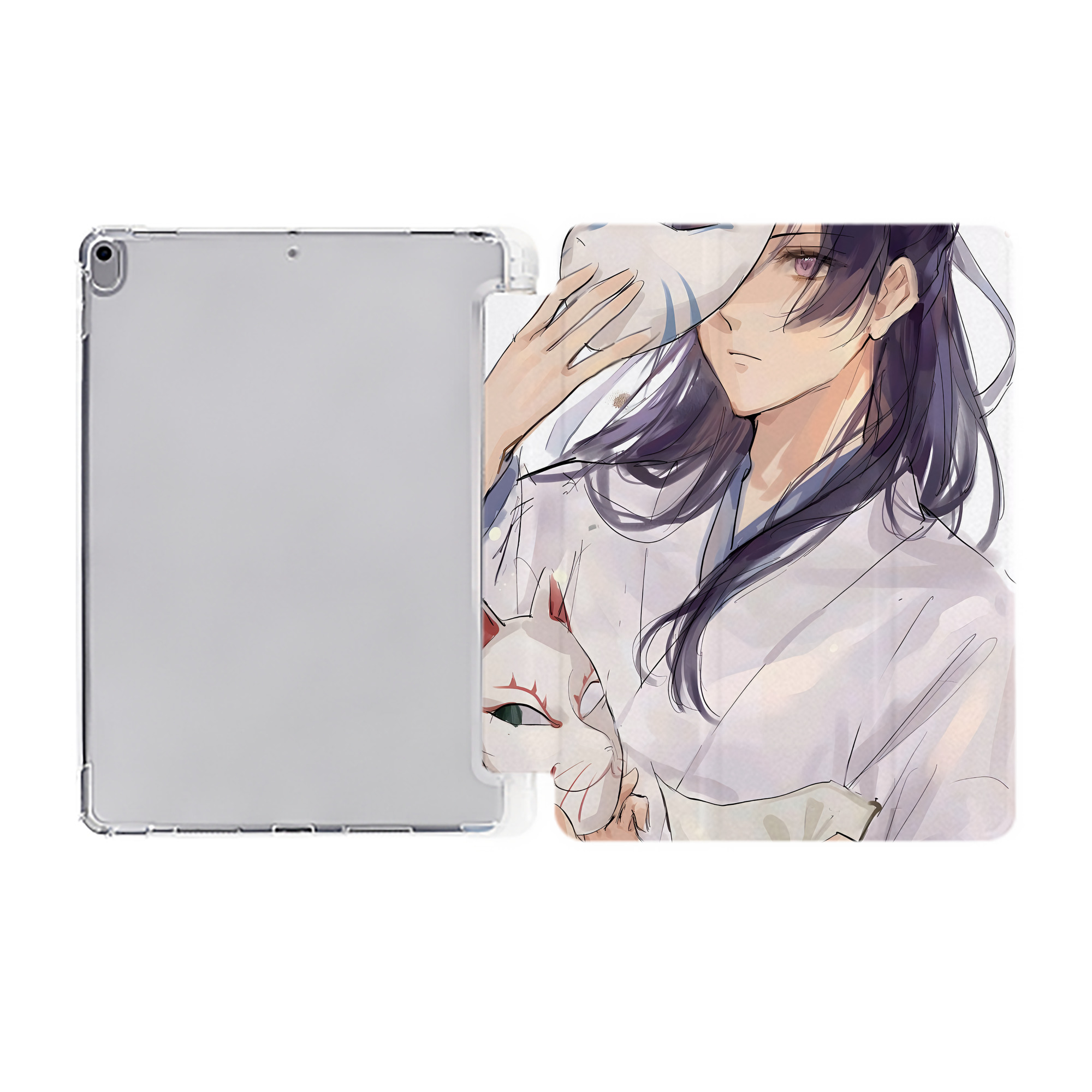 （画像用） 薬屋のひとりごと The Apothecary Diaries IPad ケース ペン収納付き 三つ折りスタンド PUレザー×シリコン 対応機種9.5/10.5/10.9インチ
